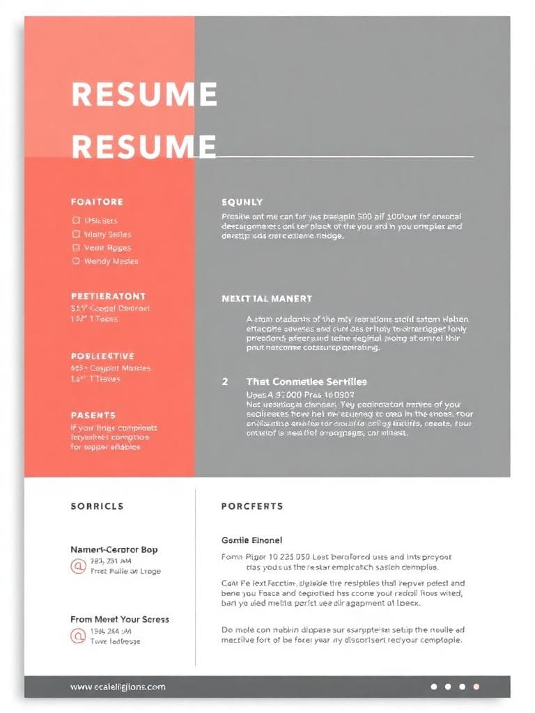 Creative resume template